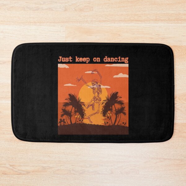 Item preview, 'Just Keep On Dancing' - Motivational Vintage Summer Skeleton designed and sold by AtushaSpark.