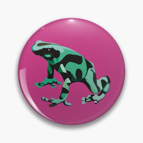 Item preview, G is for Green and Black Poison Dart Frog, Green and Black Poison Dart Frog Illustration – Vibrant Tropical Frog Art for Amphibian Lovers designed and sold by PrettylittlepastelUk.