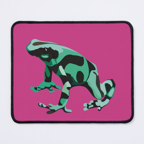 Item preview, G is for Green and Black Poison Dart Frog, Green and Black Poison Dart Frog Illustration – Vibrant Tropical Frog Art for Amphibian Lovers designed and sold by PrettylittlepastelUk.