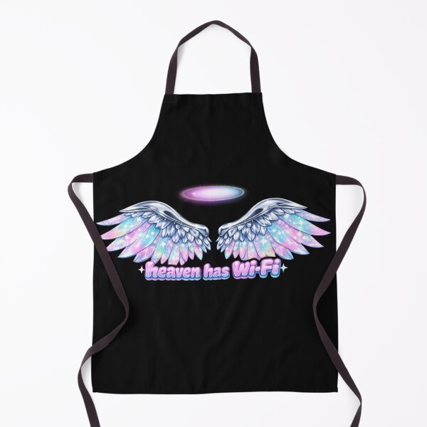 Item preview, Heaven Has Wi-Fi Cyber Angel Wings Y2K designed and sold by jgvisualarts.