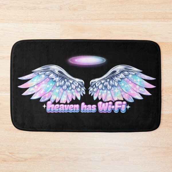 Item preview, Heaven Has Wi-Fi Cyber Angel Wings Y2K  designed and sold by jgvisualarts.