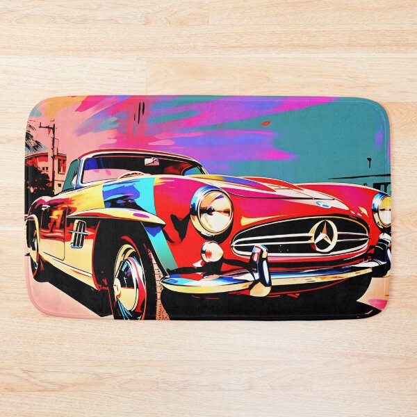 Item preview, Red Vintage Car Pop Art – Classic Automotive Design designed and sold by ArtFireGallery.