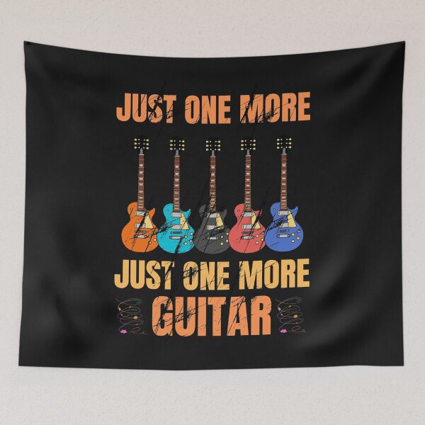 Item preview, Just One More Guitar – Funny Guitar Player Vintage Design designed and sold by Joyful-Pixel.