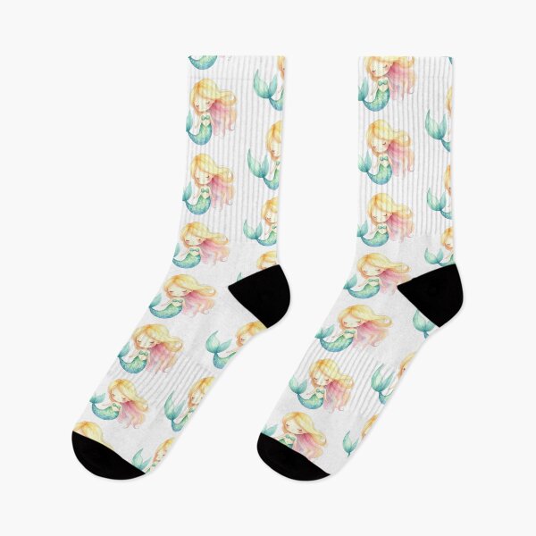 Item preview, Cute Sleeping Mermaid Pastel Illustration designed and sold by Rutvain.