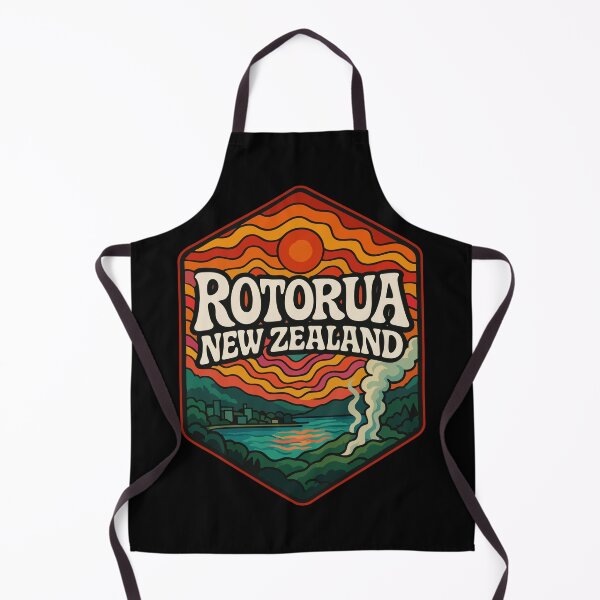 Item preview, Rotorua New Zealand Trippy Art Travel designed and sold by TomFrontierArt.