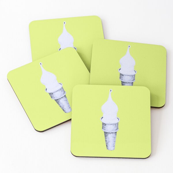 Item preview, NEON ICE CREAM | oil painting style| Unique ART gift | Cute Sweet Design designed and sold by BlueberrySwan.