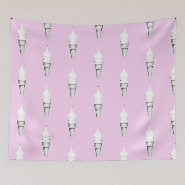 Item preview, RETRO ICE CREAM ART| Oil Painting Style | Vintage Dessert Design | Cute Summer Aesthetic designed and sold by BlueberrySwan.