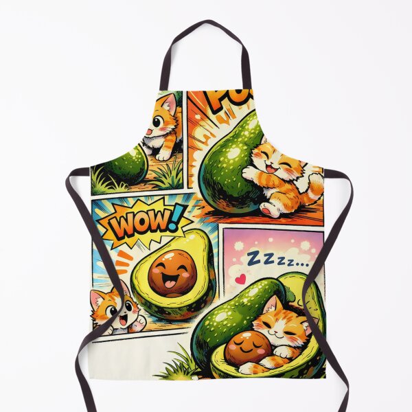 Item preview, Comic Adventure: Kitten & Avocado Story designed and sold by aminz4.