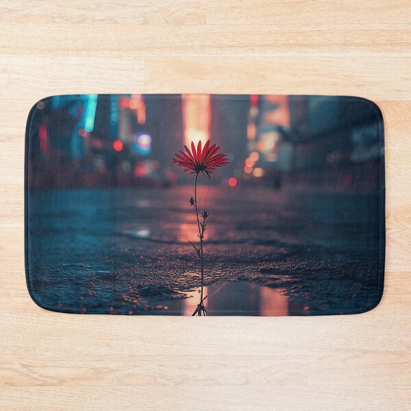Item preview, Bloom Against the Neon Silence designed and sold by oanaunciuleanu.
