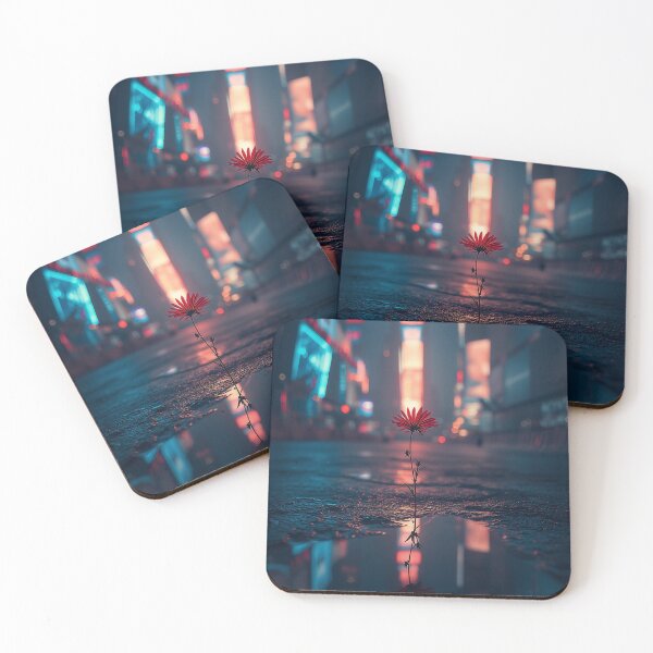 Item preview, Bloom Against the Neon Silence designed and sold by oanaunciuleanu.