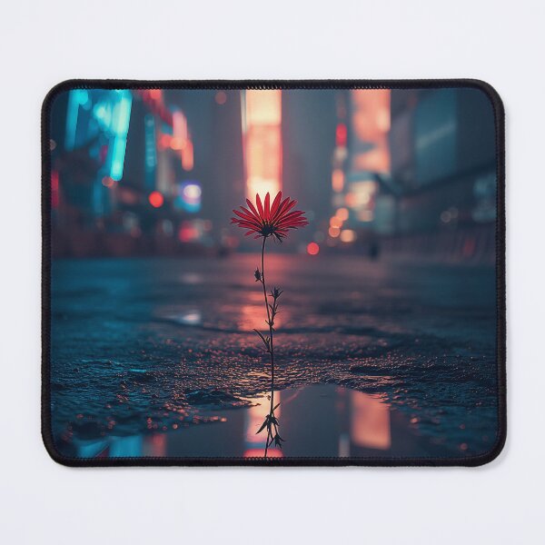 Item preview, Bloom Against the Neon Silence designed and sold by oanaunciuleanu.