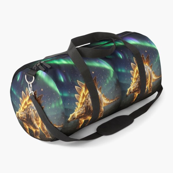 Item preview, Glowing Stegosaurus Under Aurora Borealis Northern Lights Dinosaur designed and sold by Syrupulse.