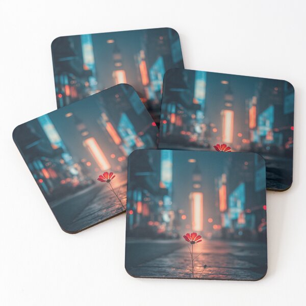 Item preview, Bloom Against the Neon Silence designed and sold by oanaunciuleanu.