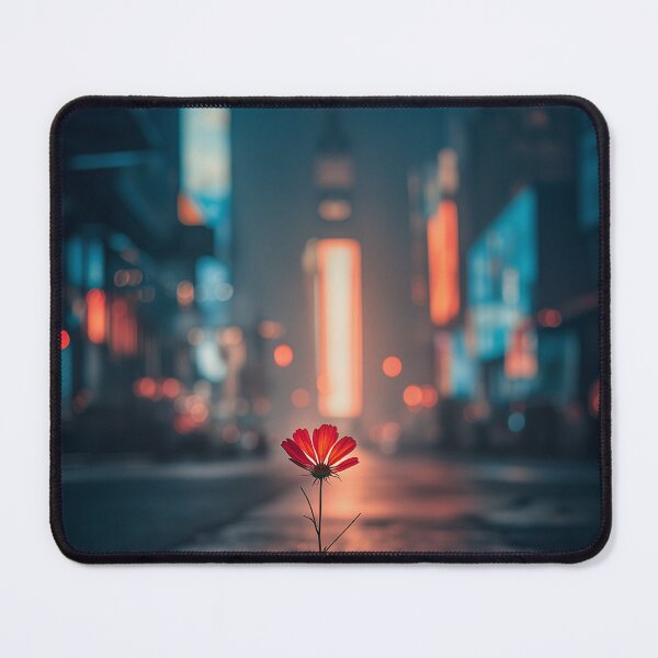 Item preview, Bloom Against the Neon Silence designed and sold by oanaunciuleanu.