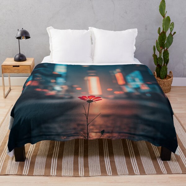 Item preview, Bloom Against the Neon Silence designed and sold by oanaunciuleanu.