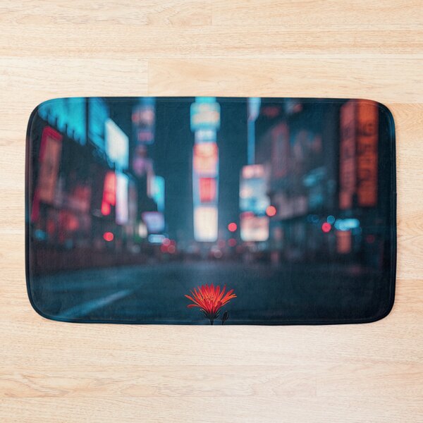 Item preview, Bloom Against the Neon Silence designed and sold by oanaunciuleanu.