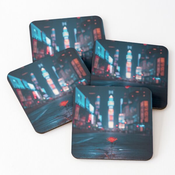 Item preview, Bloom Against the Neon Silence designed and sold by oanaunciuleanu.