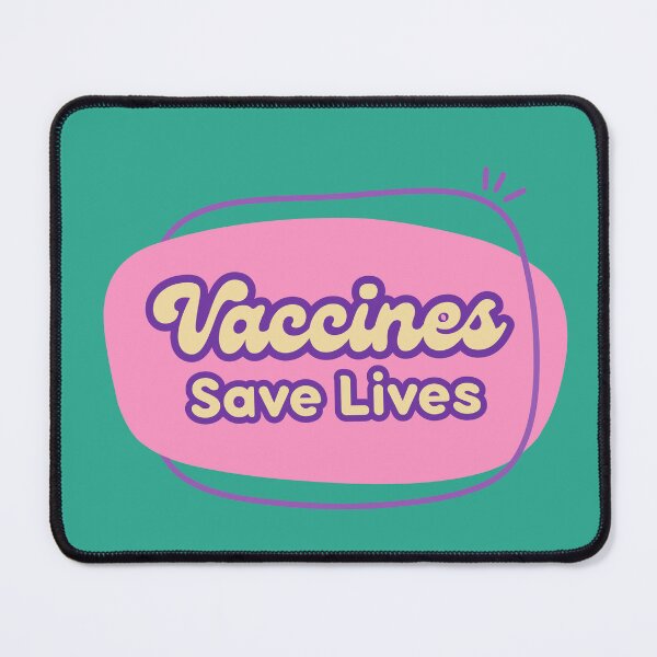 Item preview, Vaccines Save Lives Bubble designed and sold by Clustered Cocci.