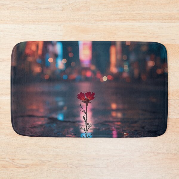 Item preview, Bloom Against the Neon Silence designed and sold by oanaunciuleanu.