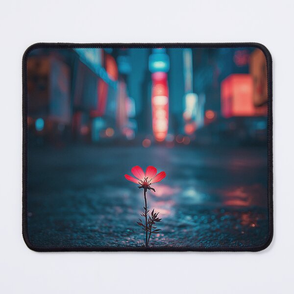 Item preview, Bloom Against the Neon Silence designed and sold by oanaunciuleanu.