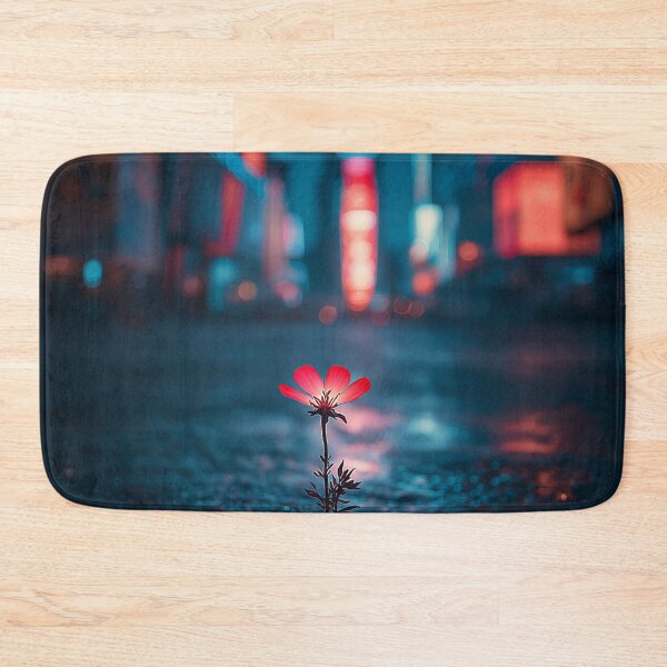 Item preview, Bloom Against the Neon Silence designed and sold by oanaunciuleanu.