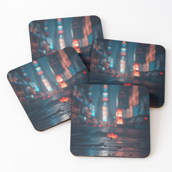 Item preview, Bloom Against the Neon Silence designed and sold by oanaunciuleanu.