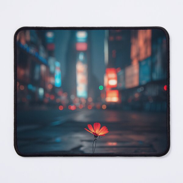 Item preview, Bloom Against the Neon Silence designed and sold by oanaunciuleanu.