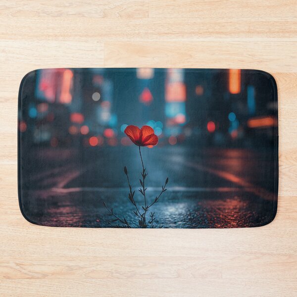 Item preview, Bloom Against the Neon Silence designed and sold by oanaunciuleanu.