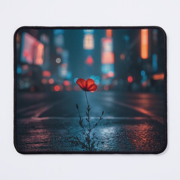 Item preview, Bloom Against the Neon Silence designed and sold by oanaunciuleanu.