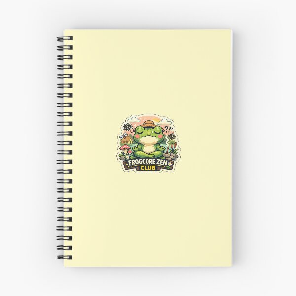 Item preview, Frogcore Zen Sticker designed and sold by VibeCraft-Studio.