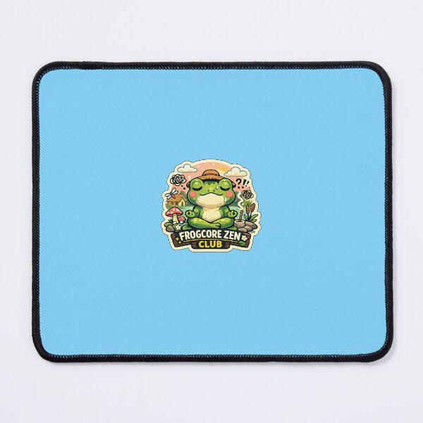 Item preview, Frogcore Zen Sticker designed and sold by VibeCraft-Studio.