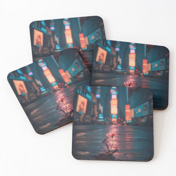 Item preview, Bloom Against the Neon Silence designed and sold by oanaunciuleanu.