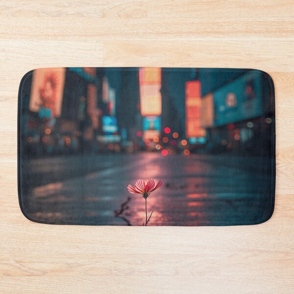 Item preview, Bloom Against the Neon Silence designed and sold by oanaunciuleanu.