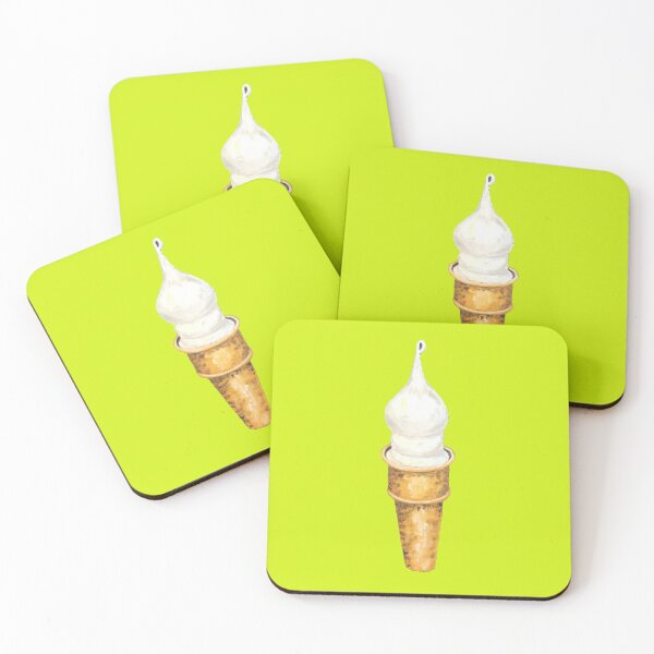 Item preview, LIME ICE CREAM Pop Art | Summer Dessert Aesthetic | Oil Painting Inspired Design designed and sold by BlueberrySwan.