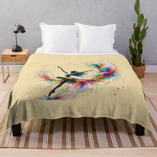 Item preview, Ballerina dancer girl floral art designed and sold by Natart1004.