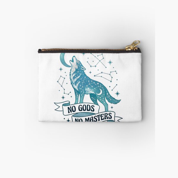 Item preview, No Gods No Masters Celestial Wolf – Modern Mythology Folklore Tee designed and sold by Clintora.