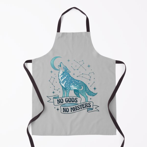 Item preview, No Gods No Masters Celestial Wolf – Modern Mythology Folklore Tee designed and sold by Clintora.