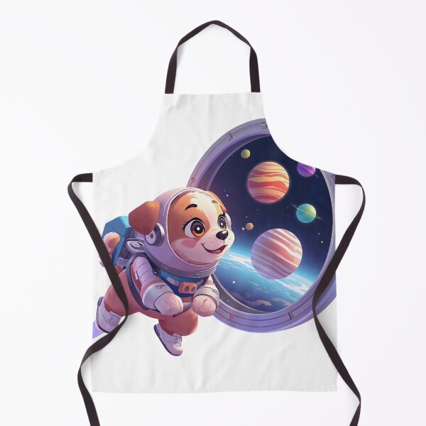 Item preview, Cute Astronaut Dog Looking at Planets designed and sold by Calm.Mind_Studio .