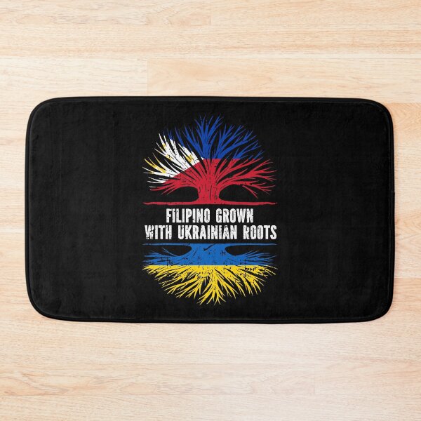 Item preview, FIlipino Grown with Ukrainian Roots Flag designed and sold by CosmoKitsch.