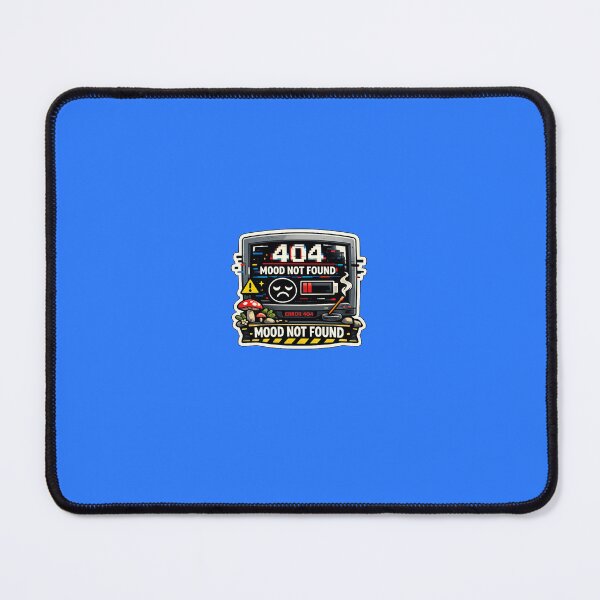 Item preview, Sticker 404 Mood Not Found designed and sold by VibeCraft-Studio.