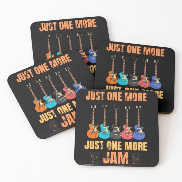 Item preview, Just One More Jam – Funny Guitar Player Music Vintage Design designed and sold by Joyful-Pixel.