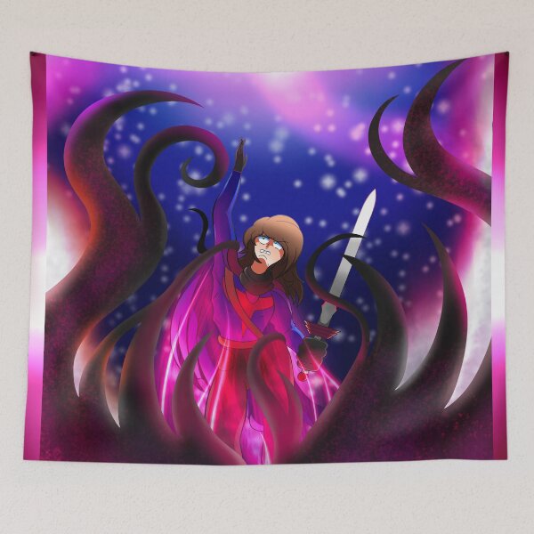 Item preview, Gravity Against Your Dreams Space Anime Cosmic Fantasy Art designed and sold by TacticArtsSt0re.