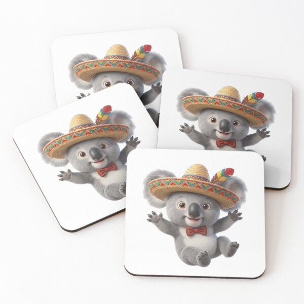 Item preview, Cute Koala in Sombrero designed and sold by mirojurin by AXXISS .