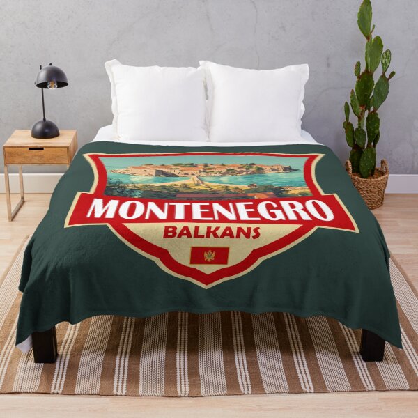 Item preview, Montenegro Illustration Retro Badge designed and sold by KrisSidDesigns.