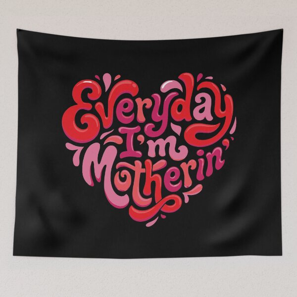 Item preview, Everyday I'm Mother Cute Retro Heart Design designed and sold by will freed18.