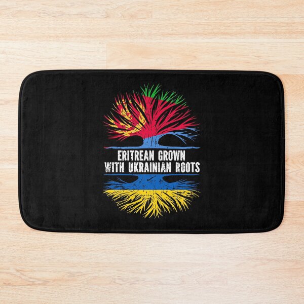 Item preview, Eritrean Grown with Ukrainian Roots Flag designed and sold by CosmoKitsch.