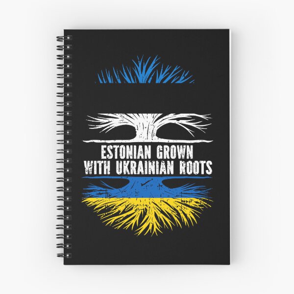 Item preview, Estonian Grown with Ukrainian Roots Flag designed and sold by CosmoKitsch.