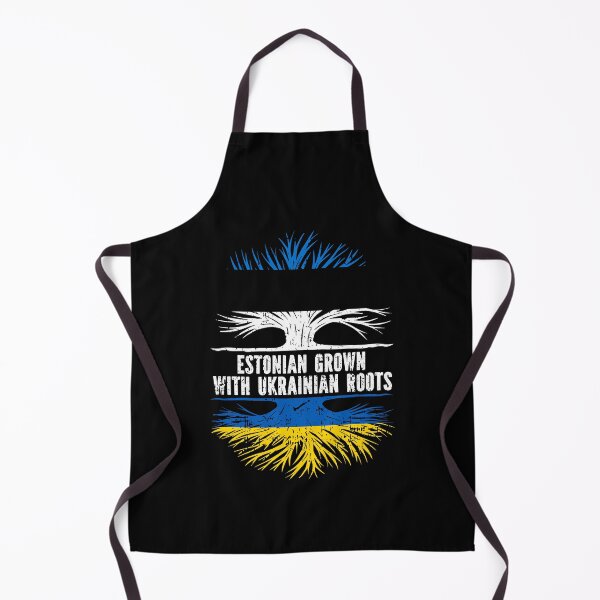 Item preview, Estonian Grown with Ukrainian Roots Flag designed and sold by CosmoKitsch.