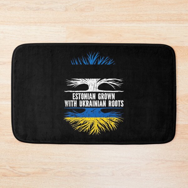 Item preview, Estonian Grown with Ukrainian Roots Flag designed and sold by CosmoKitsch.