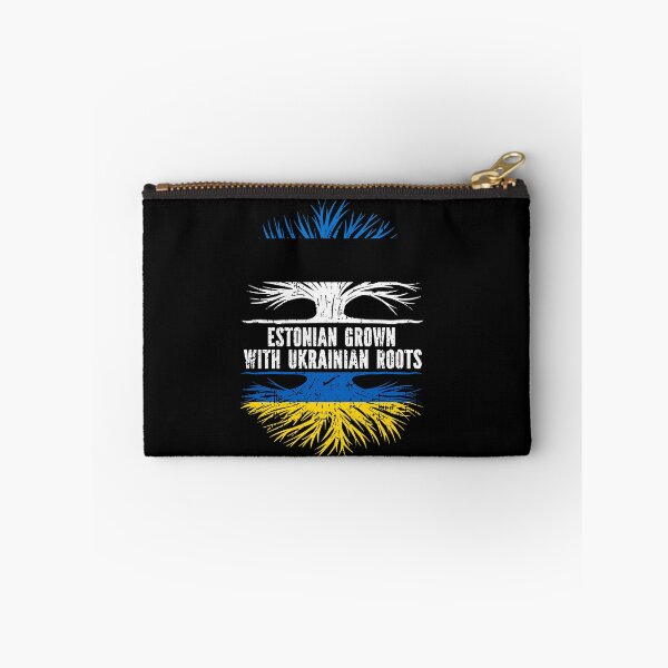 Item preview, Estonian Grown with Ukrainian Roots Flag designed and sold by CosmoKitsch.